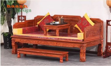 Đặc điểm nổi bật của giường La Hán gỗ tự nhiên-SBT 005