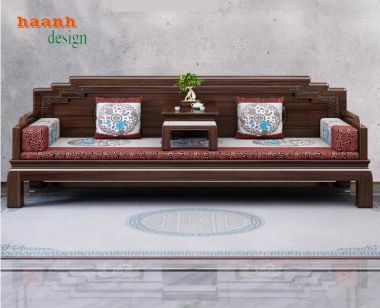 Lựa chọn giường la hán gỗ sồi cho phòng ngủ sang trọng-SBT 009