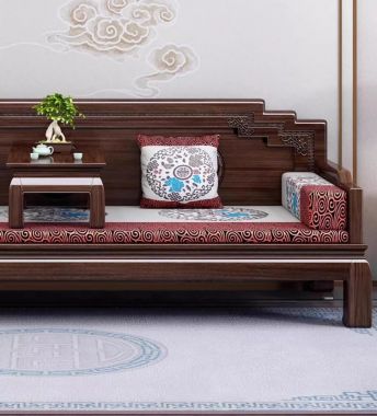 Lựa chọn giường la hán gỗ sồi cho phòng ngủ sang trọng-SBT 009