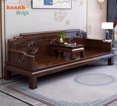 Lựa chọn giường la hán gỗ sồi cho phòng ngủ sang trọng-SBT 009