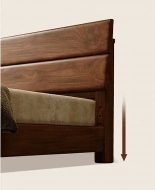 Giường ngủ gỗ óc chó Hà Nội-DHN 018