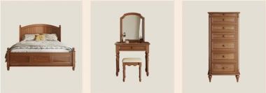 Mẫu giường ngủ đẹp gỗ sồi – Xu hướng phòng ngủ hiện đại-DHN 014