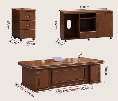 Bàn làm việc văn phòng đẹp bền – Xu hướng 2026-PGD 018