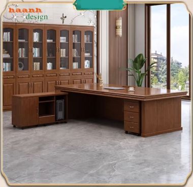 Bàn làm việc văn phòng đẹp bền – Xu hướng 2026-PGD 018