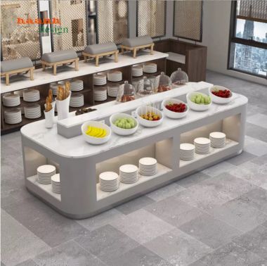 Bàn buffet cao cấp hiện đại cho nhà hàng khách sạn-BFF 008