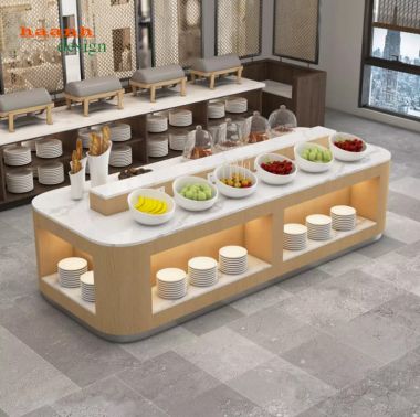 Bàn buffet cao cấp hiện đại cho nhà hàng khách sạn-BFF 008