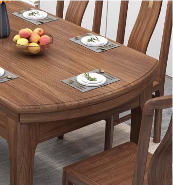 Bàn ghế ăn thông minh gỗ sồi – Linh hoạt mở rộng, bền đẹp-BGA 005