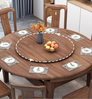 Bàn ghế ăn thông minh gỗ sồi – Linh hoạt mở rộng, bền đẹp-BGA 005