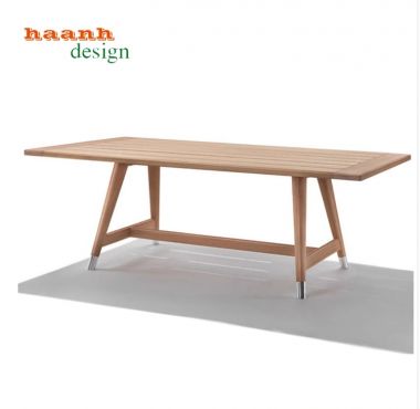 Bàn Ghế Ăn Gỗ Teak Tự Nhiên Ngoại Thất -BGT 014