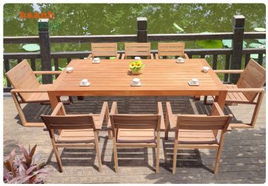 Bàn ghế ngoài trời gỗ teak sản phẩm cho ngoài trời-BTG 016