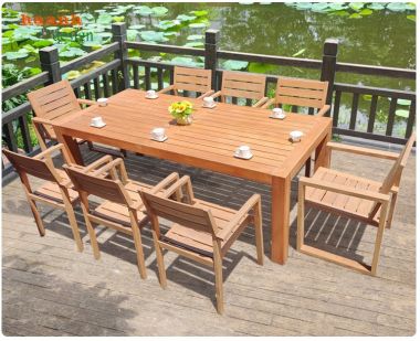 Bàn ghế ngoài trời gỗ teak sản phẩm cho ngoài trời-BTG 016