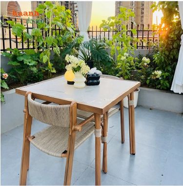 Mê hoặc bàn ghế sân vườn gỗ teak cho không gian sống-BGT 020