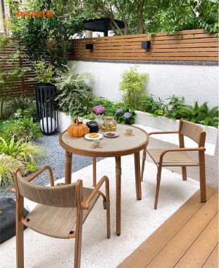 Mê hoặc bàn ghế sân vườn gỗ teak cho không gian sống-BGT 020