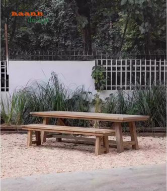 Khám phá ghế gỗ sân vườn bằng gỗ Teak – Đẳng cấp bền đẹp-BGT 020