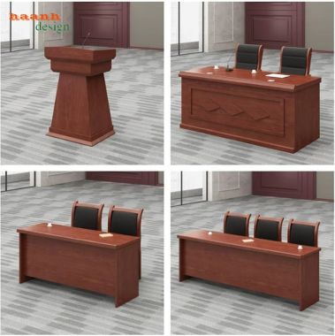 Bàn ghế hội trường bố trí theo dãy cho phòng họp - BHN 008