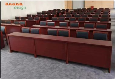 Bàn ghế hội trường bố trí theo dãy cho phòng họp - BHN 008