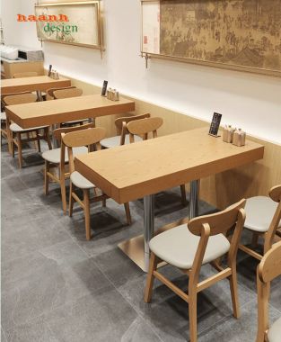 Bàn Ghế Quán Ăn Hiện Đại Đẹp Cho Nhà Hàng Sang Trọng-BNH 009