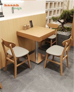 Bàn Ghế Quán Ăn Hiện Đại Đẹp Cho Nhà Hàng Sang Trọng-BNH 009