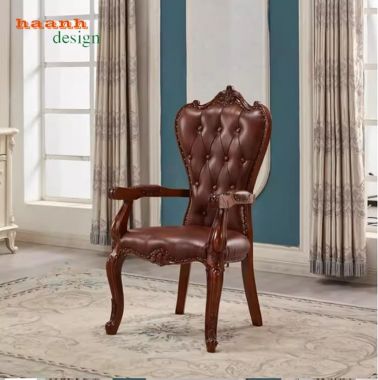 Mẫu bàn ăn cổ điển đẹp sang trọng cho nhà hàng khách sạn-NHT 003