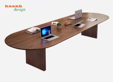 Khám phá mẫu bàn họp hội trường gỗ tự nhiên cao cấp – Đẳng cấp-PHH014