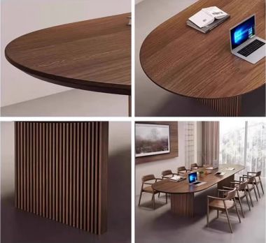 Khám phá mẫu bàn họp hội trường gỗ tự nhiên cao cấp – Đẳng cấp-PHH014