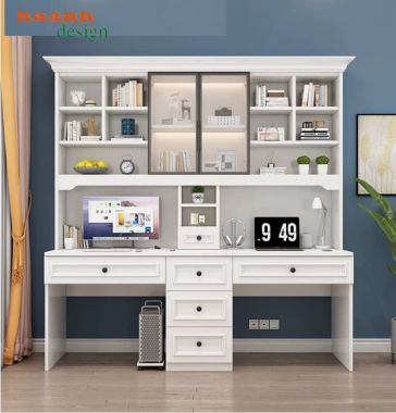 Bàn Học Đôi Cho Bé Hiện Đại Đẹp Cho Không Gian Học Tập-BHC 007