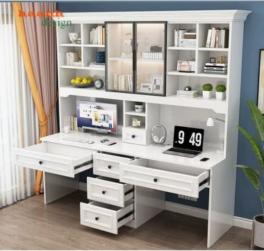 Bàn Học Đôi Cho Bé Hiện Đại Đẹp Cho Không Gian Học Tập-BHC 007