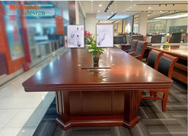 Bàn ghế hội nghị gỗ sồi cao cấp cho văn phòng chuyên nghiệp-PHH 014