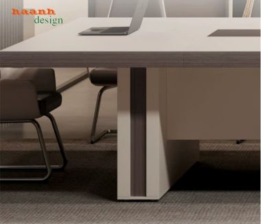 Bàn họp gỗ công nghiệp hiện đại dáng dài - PHH 018