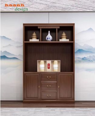 Bàn làm việc lãnh đạo gỗ gõ đỏ – Đẳng cấp quyền uy-BCG 001