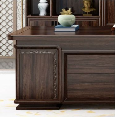 Phòng làm việc lãnh đạo gỗ mun cao cấp – Không gian quyền lực-BGG 007