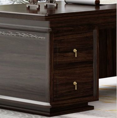 Phòng làm việc lãnh đạo gỗ mun cao cấp – Không gian quyền lực-BGG 007