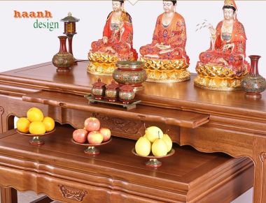 Tìm hiểu về bàn thờ phật và gia tiên trong đời sống tâm linh-BTH 009