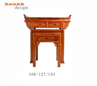 Bàn thờ đời minh giả cổ gỗ tự nhiên BTH 002