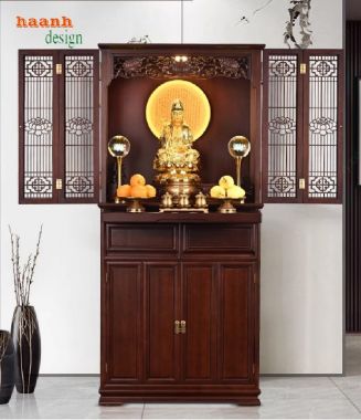 Tủ thờ Phật Gỗ Tự Nhiên Sự Lựa Chọn Hoàn Hảo Cho Gia Đình-BTP 005