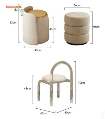 Bàn trang điểm kết hợp tủ ngăn kéo gỗ công nghiệp - BTH 020