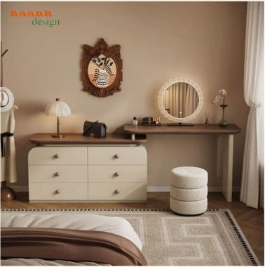 Bàn trang điểm kết hợp tủ ngăn kéo gỗ công nghiệp - BTH 020