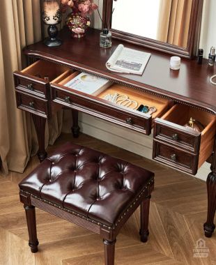 Bàn Trang Điểm Đẹp Phong Cách Cổ Điển Mỹ Sang Trọng-BTA 016