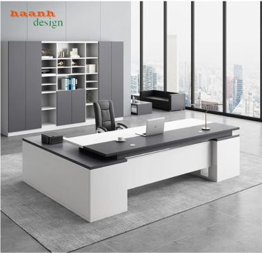 Xu Hướng Bàn Trưởng Phòng Hiện Đại Gỗ Công Nghiệp 2026-BTF 007