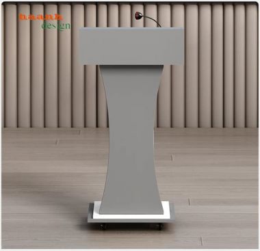 Bục phát biểu hội trường dáng cong phối màu đa dạng - BPB 011