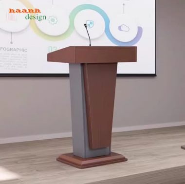 Bục phát biểu gỗ hội trường thiết kế theo yêu cầu-BPB 008