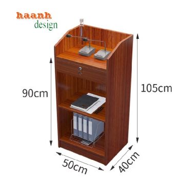 Thiết kế bục phát biểu hội trường sáng tạo-BPB 005