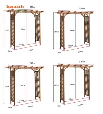 Cổng gỗ sân vườn ngoài trời gỗ tự nhiên CVM 003