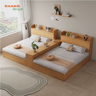 Giường gỗ cho trẻ em đẹp giá tốt xu hướng mới nhất-GDC 006