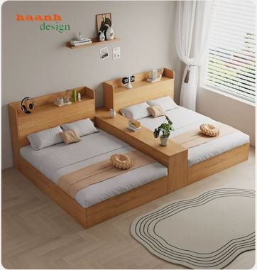 Giường gỗ cho trẻ em đẹp giá tốt xu hướng mới nhất-GDC 006