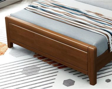 Giường đơn trẻ em gỗ tự nhiên thiết kế tiện dụng - GND 017