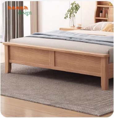 Khám phá mẫu giường gỗ công nghiệp đẹp, bền bỉ và tiện ích-GNH 006