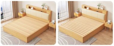 Giường Ngủ Gỗ Công Nghiệp Đẹp Thiết Kế Tối Giản Hiện Đại-GNH 009