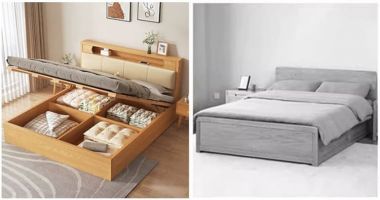 Giường Ngủ Gỗ Công Nghiệp Đẹp Thiết Kế Tối Giản Hiện Đại-GNH 009