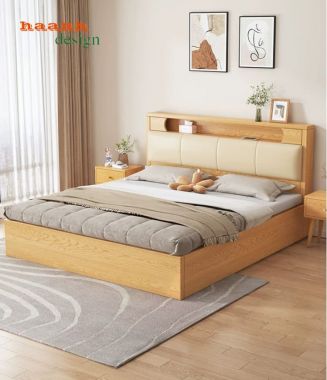 Giường Ngủ Gỗ Công Nghiệp Đẹp Thiết Kế Tối Giản Hiện Đại-GNH 009